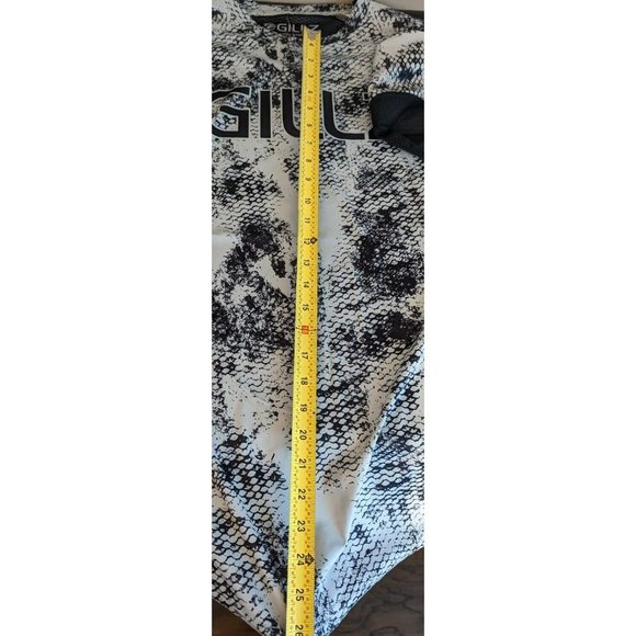 Gillz Men's LS UV Tournament Series V2 Gray Grunge Print L/S Fishing Shirt Sz Lg - Picture 6 of 7